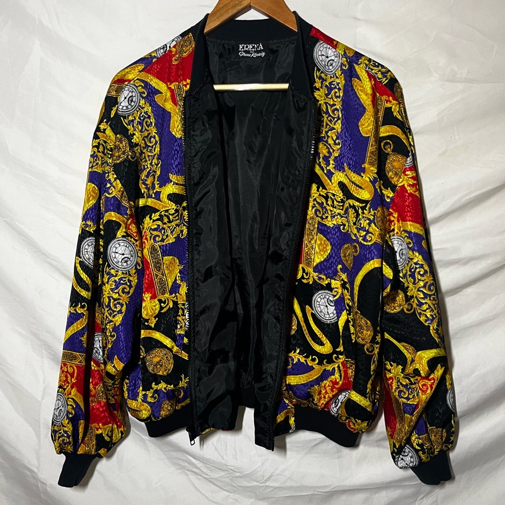 Erena Print Bomber Jacket